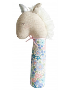 hochet-licorne-yvette-corne-argent-tissu-fleurs-pastels-alimrose