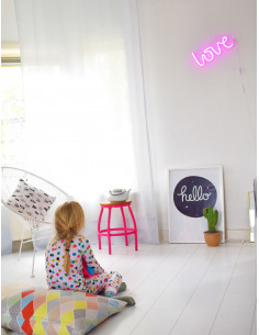 Lampe Neon LOVE Rose A Little Lovely Company 2