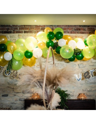 Kit Arche Ballon Jungle Tropical 70 Ballons Déco Fête Tropicale Jungle