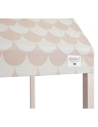 Cabane Maison Ibiza Ecailles Roses Nobodinoz Déco Chambre Fille