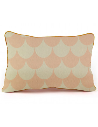 Coussin Ecailles Roses Modèle Jack Nobodinoz
