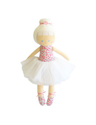 Grande Poupée Fleurs Liberty Roses Alimrose 50 cms