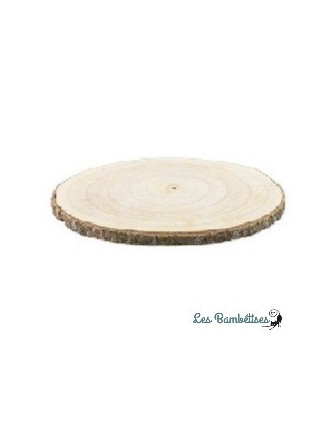 Rondin de bois 12-14 cms Diamètre X2 Cms Epaisseur