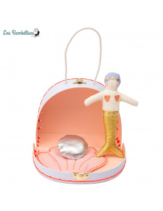 Mini Valise Coquillage et Sirène Meri Meri