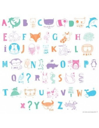 Symboles Light Box Alphabet Pastel Kids A Little Lovely Company Déco Chambre Bébé