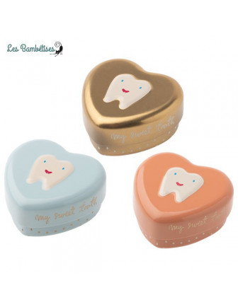 Boite Dent de Lait Maileg 3 Couleurs au Choix