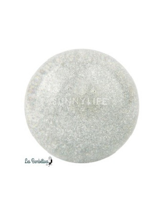 Balle Bondissante Souple Paillettes Argent Sunnylife