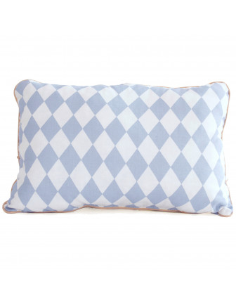 Coussin Losanges Bleus Jack Nobodinoz