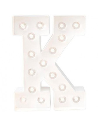 Lettre Lumineuse en Carton Lettre K