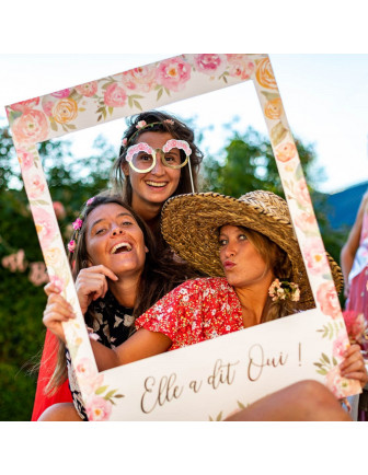 Cadre Géant Photobooth Evjf - Elle a Dit Oui  Déco Evjf