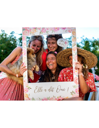 Cadre Géant Photobooth Evjf - Elle a Dit Oui Jeux Evjf