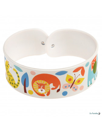 Bracelet Enrouleur Slap Animaux de la Jungle Petit Cadeau Invité Enfant