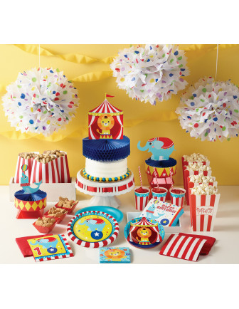 8 Grandes Assiettes Elephant Thème Cirque Déco Thème Cirque