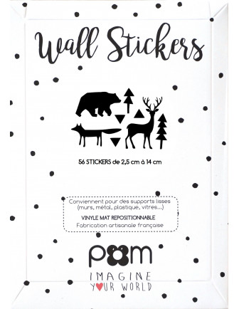 Stickers Muraux Forêt Noire Pom le Bonhomme