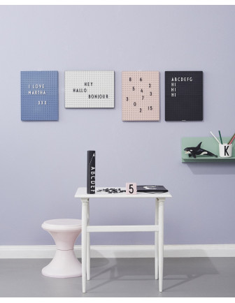 Tableau à Lettres Letter board Design Letters A4 Gris Déco Murale Design