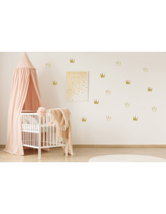 Stickers Muraux Couronnes Dorées Pom le Bonhomme