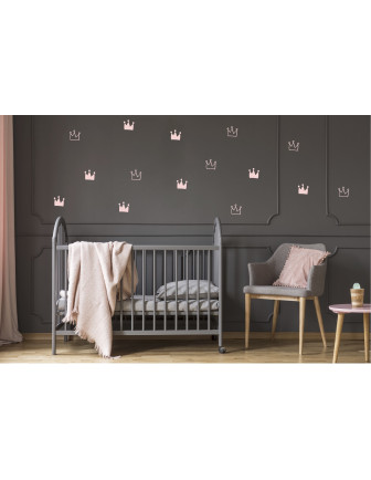 Stickers Muraux Couronnes Roses Pom le Bonhomme