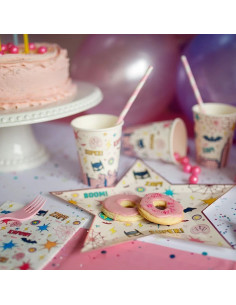 8 Assiettes Super Héros Forme Etoile 2