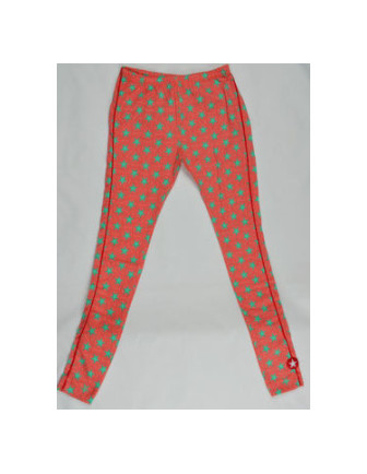 Legging Corail Etoiles Vertes Kik Kid