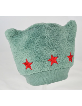 Bonnet Fourrure Kaki Kik Kid