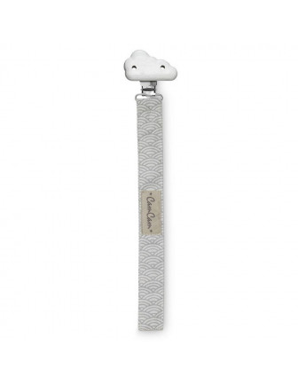 Attache Sucette Tissu Vagues et Clip Nuage Cam Cam Copenhagen