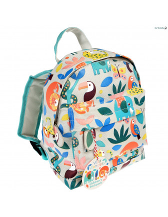 Sac à Dos Enfant Animaux de la Jungle Rex
