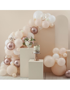 kit-arche-70-ballons-peche-blancs-rose-gold