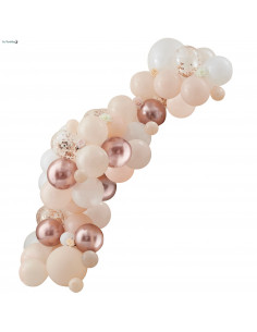 kit-arche-70-ballons-peche-blancs-rose-gold 2
