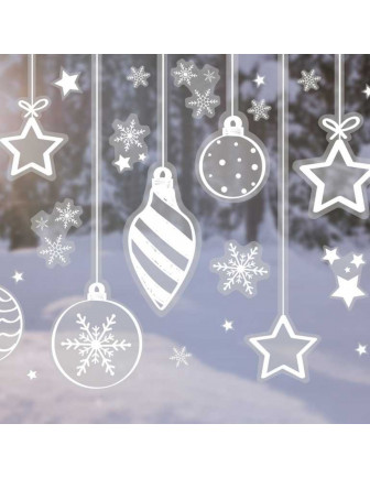 autocollants-fenetre-de-noel-boule-étoile