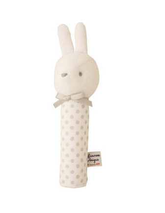 hochet-lapin-blanc-a-pois-gris-alimrose