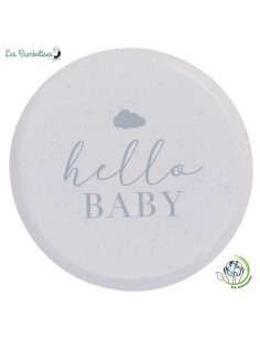 8-grandes-assiettes-hello-baby-shower-mixte-beige-gris-neutre 2