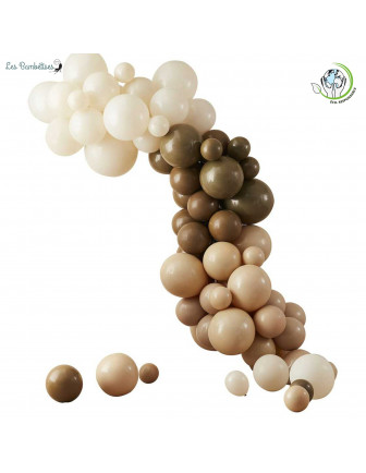 kit-arche-70-ballons-marron-beige-ivoire-baby-shower