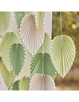 toile-de-fond-feuilles-de-palmier-vert-eucalyptus-nude-baptême-baby-shower-anniversaire-mariage-evjf-theme-champetre
