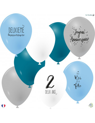 8-ballons-anniversaire-2-ans-bleus-blancs-gris