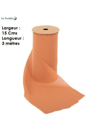 chemin-de-table-terracotta-mousseline-15-cm