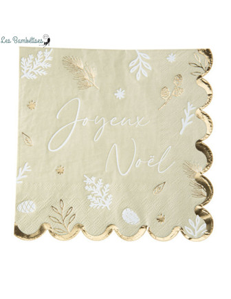 16-serviettes-joyeux-noel-vert-sauge-