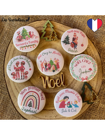 badge-personnalise-famille-cadeau-invite-noel