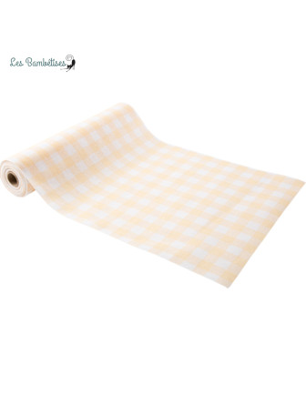 chemin-de-table-vichy-jaune-en-lin-28cmx5m