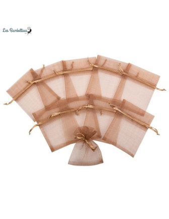 10-sachets-dragees-en-organza-chocolat