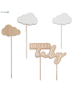 cake-topper-hello-baby-en-bois 2