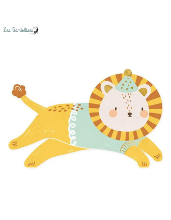 20-petites-serviettes-lion-safari
