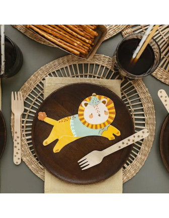 20-petites-serviettes-lion-safari-deco-table-anniversaire