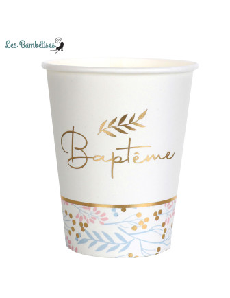 10-gobelets-bapteme-feuillages