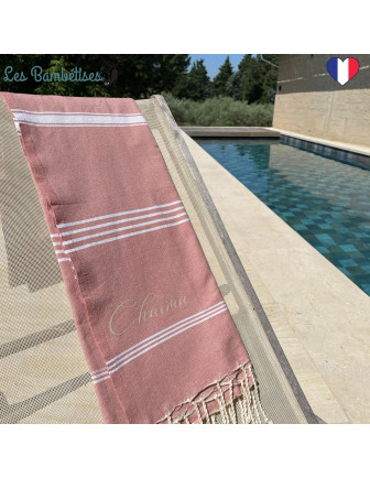 fouta-de-plage-personnalisee-vieux-rose-fouta-pas-cher