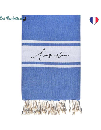 fouta-de-plage-personnalisee-bleu-