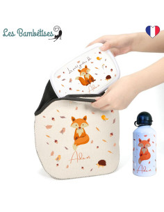 sac-isotherme-repas-personnalise-renard-sac-a-gouter-isotherme-enfant 2