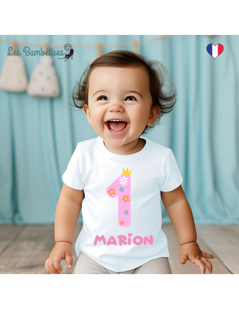 t-shirt-anniversaire-fille-fleurs-personnalise-tee-shirt-anniversaire-1-an