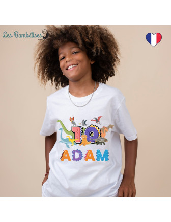 t-shirt-anniversaire-garcon-dinosaure-personnalise-t-shirt-anniversaire-10-ans-cadeau-noel-garcon