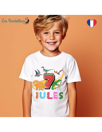 t-shirt-anniversaire-garcon-dinosaure-personnalise-t-shirt-anniversaire-7-ans