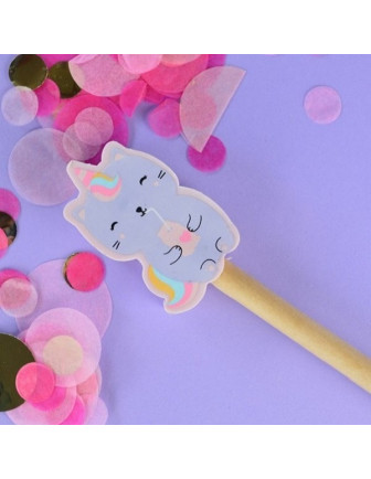crayon-a-papier-en-bois-avec-gomme-chat-licorne